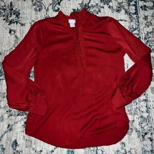 Chico’s Red Blouse
